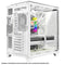 Coolman Zentra Luxe ATX Vision PC Case (Black, White)
