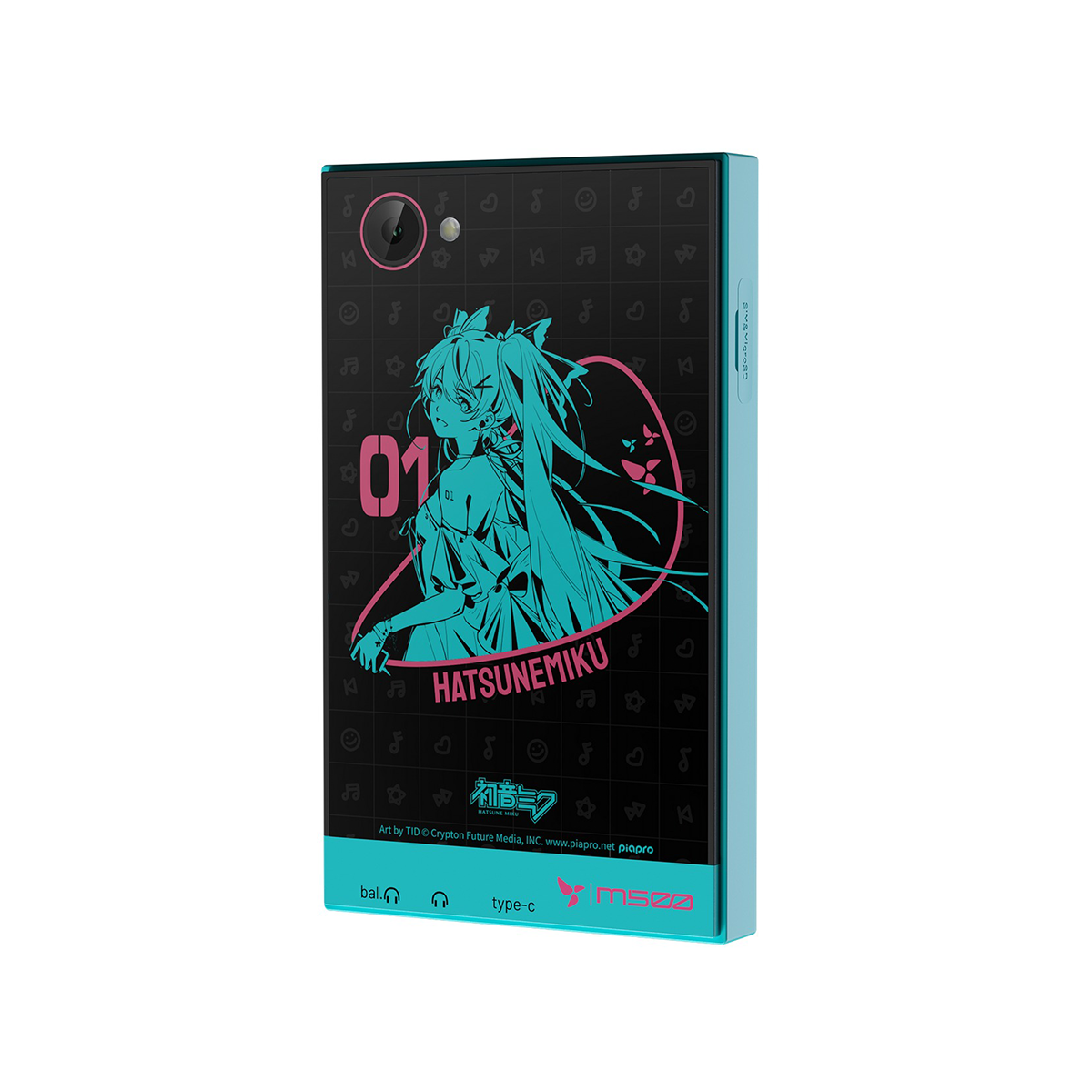 HiBy Digital X Hatsune Miku M500 Wi-Fi Digital Audio Player (Cyan)