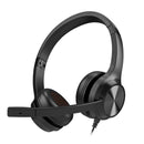 Creative Chat USB Headset with Noise-Cancelling Mic & Inline Controls EF0980 (Black)