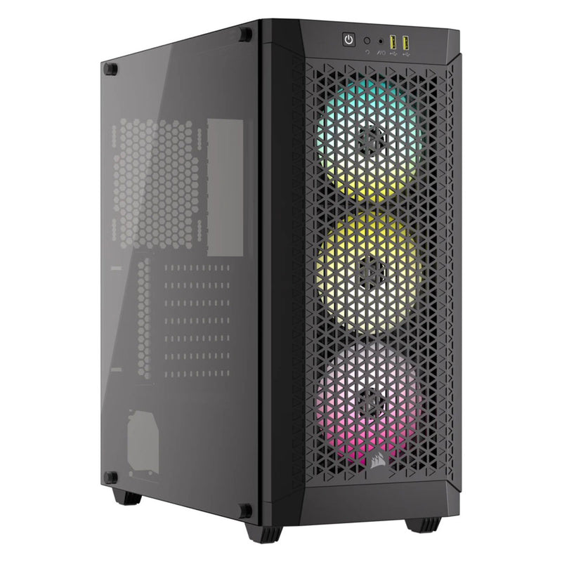 Corsair 480T RGB Airflow Tempered Glass Mid-Tower Case (Black)