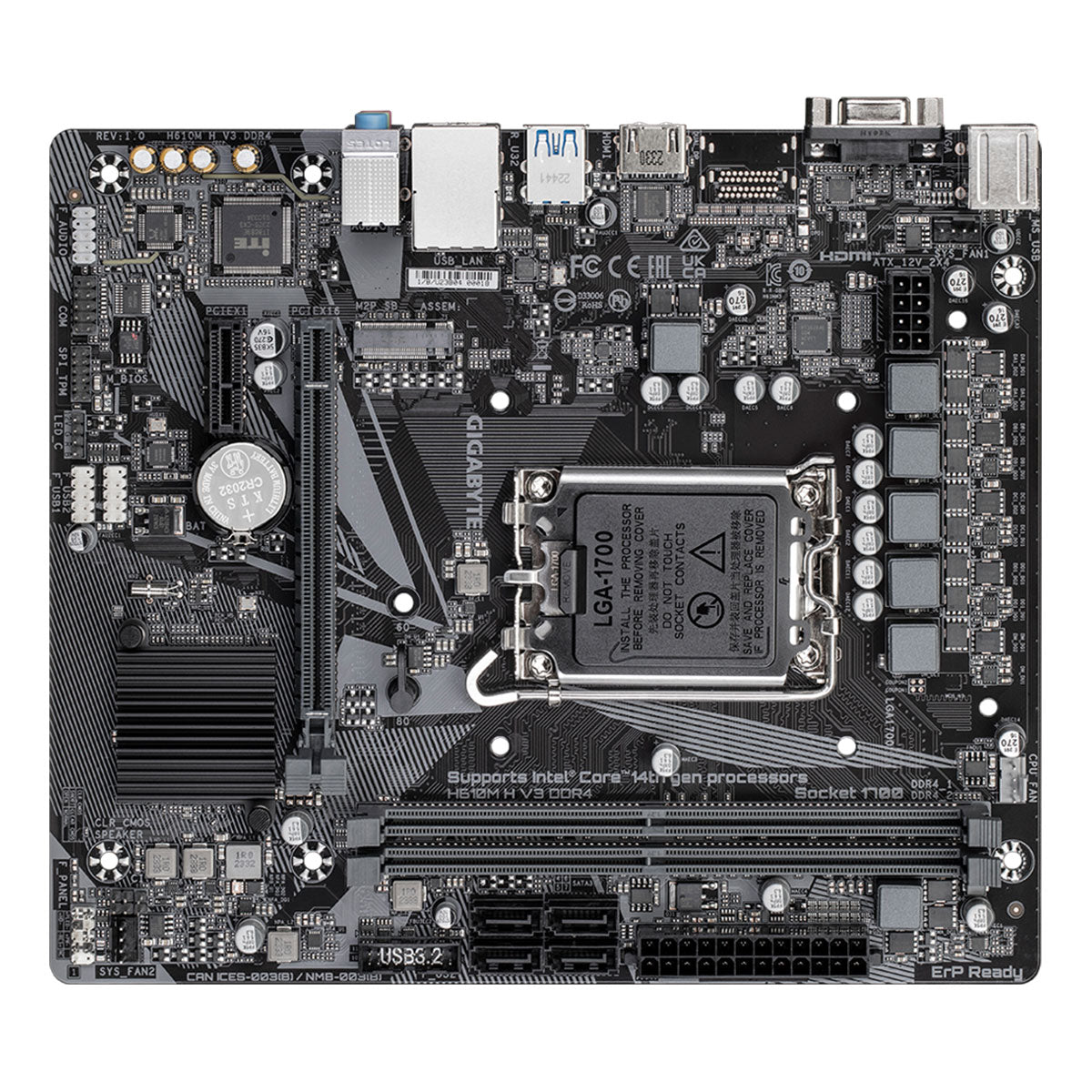 Gigabyte H610M H V3 DDR4 Ultra Durable Motherboard