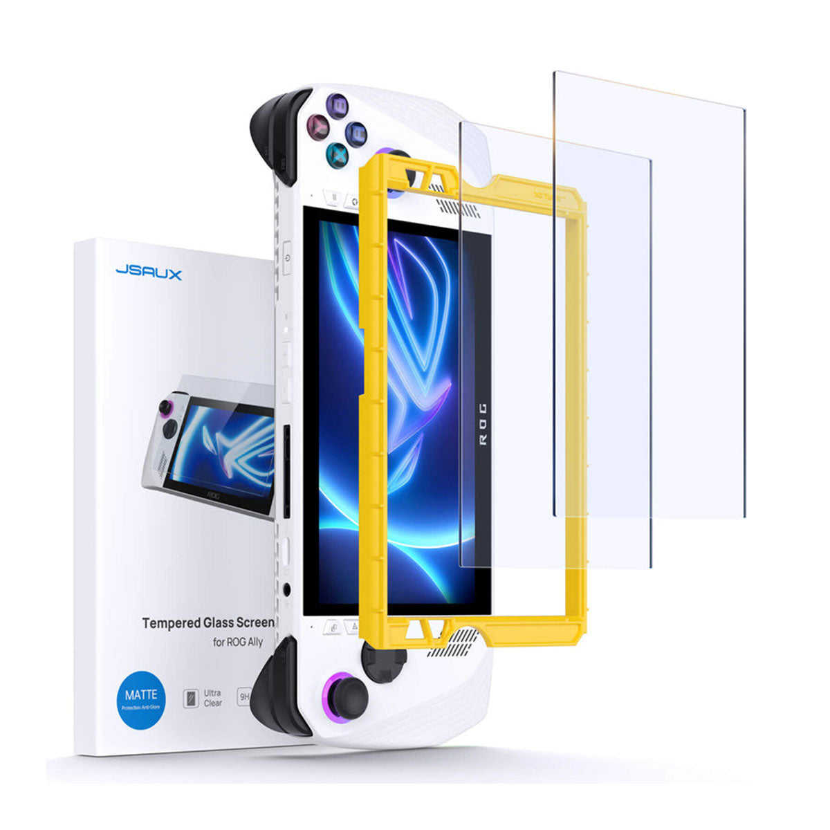 JSAUX Ultra Clear Anti-Glare Screen Matte Protector for ROG Ally / ROG Ally X 2-Pack (GP0113A)