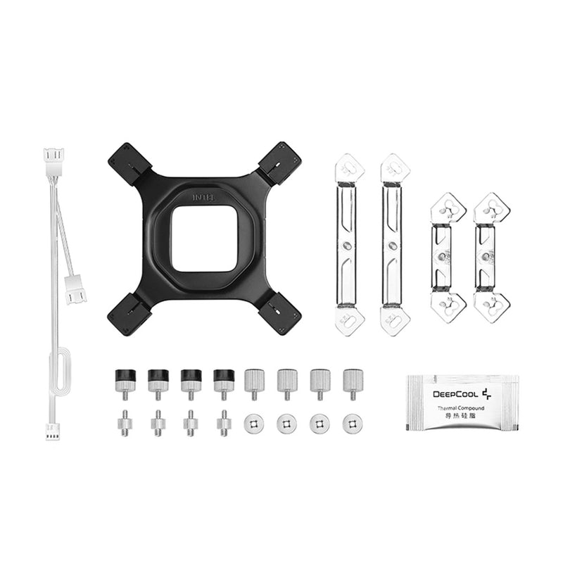 Deepcool AG620 WH ARGB Dual-Tower CPU Cooler (White)