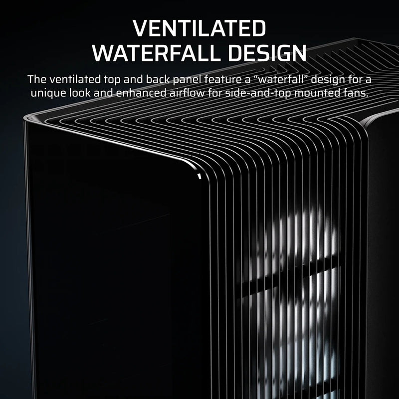 Corsair Frame 4500X RS-R ARGB Panoramic Glass Mid-Tower PC Case (Black, White)