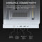 Corsair Frame 4500X RS-R ARGB Panoramic Glass Mid-Tower PC Case (Black, White)