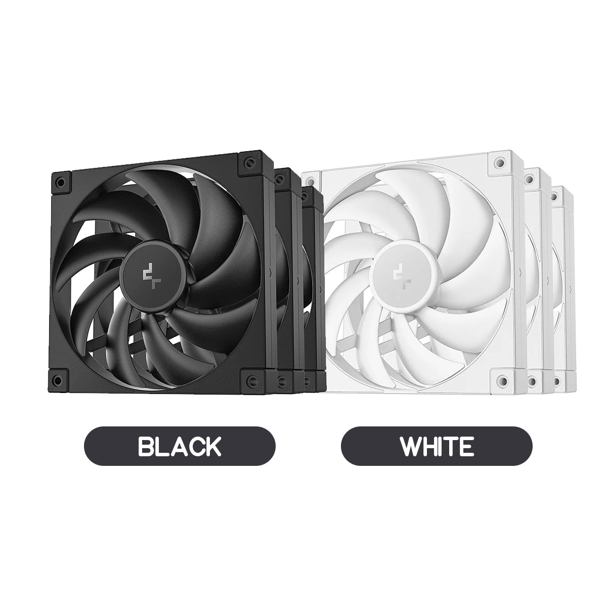 DeepCool FD14 3x140mm Performance Fans (Black, White)