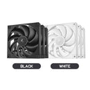 DeepCool FD14 3x140mm Performance Fans (Black, White)