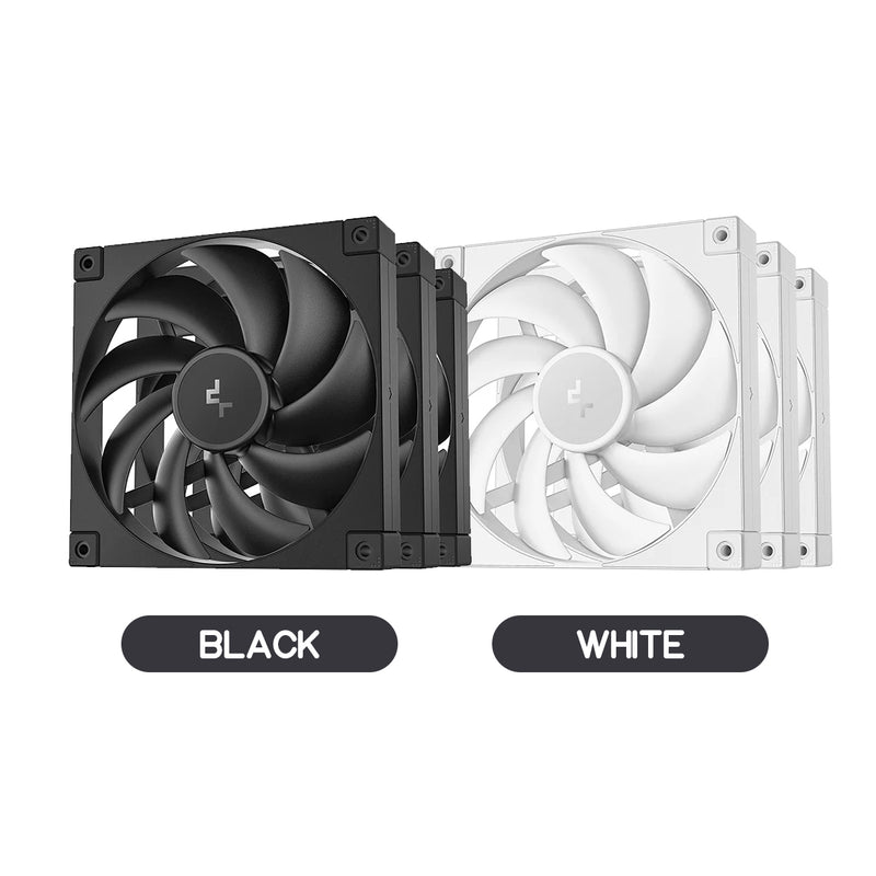 DeepCool FD14 3x140mm Performance Fans (Black, White)