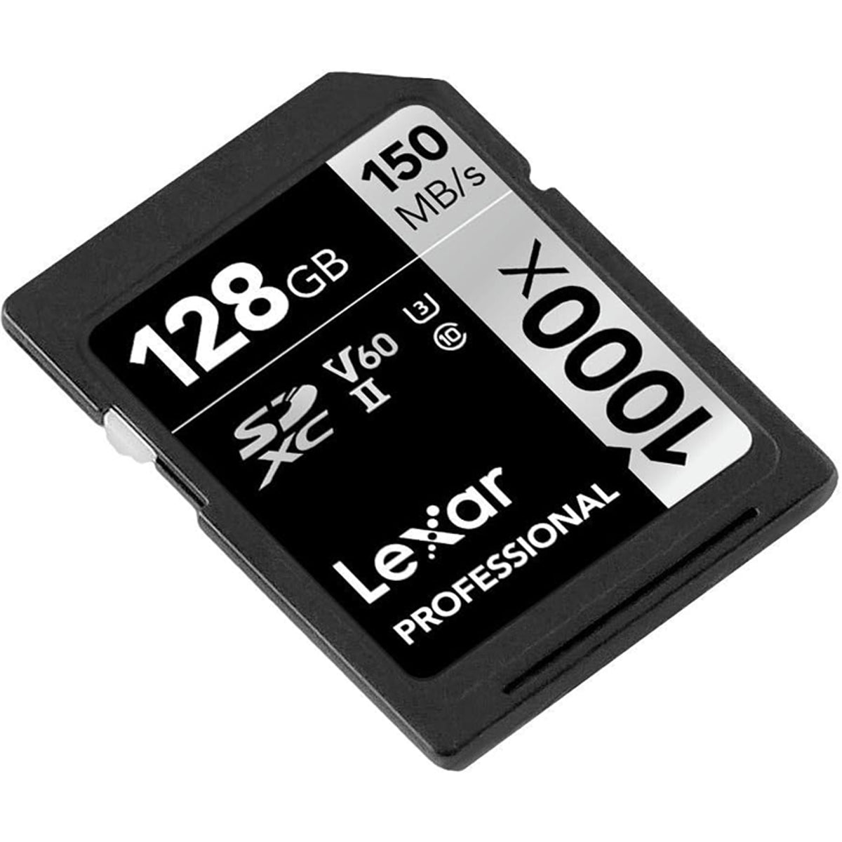 Lexar Professional 1000x SDXC UHS-II C10 U3 V30 150MB/s Read Card (32GB, 128GB)