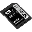 Lexar Professional 1000x SDXC UHS-II C10 U3 V30 150MB/s Read Card (32GB, 128GB)