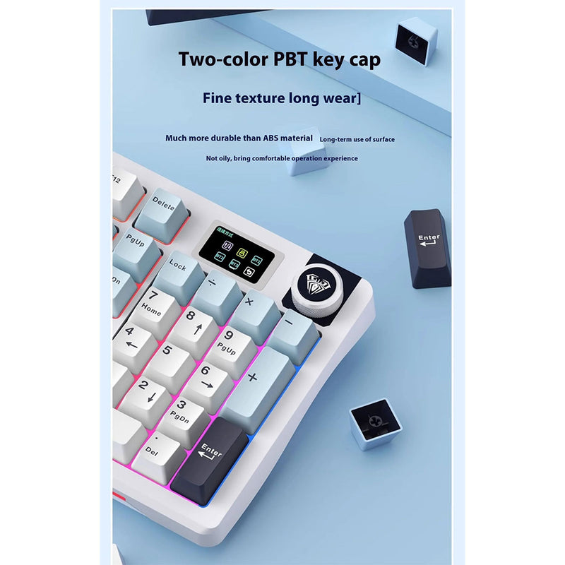 Aula S98 Pro Tri-Mode RGB 98% Full-Sized Hot-Swap Gasket Mechanical Gaming Keyboard