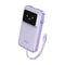 Ugreen Uno 10000mAh Quick Charging 30W Power Bank With Build-in USB-C Cable (Grey, Purple)