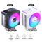 Jonsbo CR-1400 EVO Silent Series 90MM Single-Tower CPU Cooler (Black, White)
