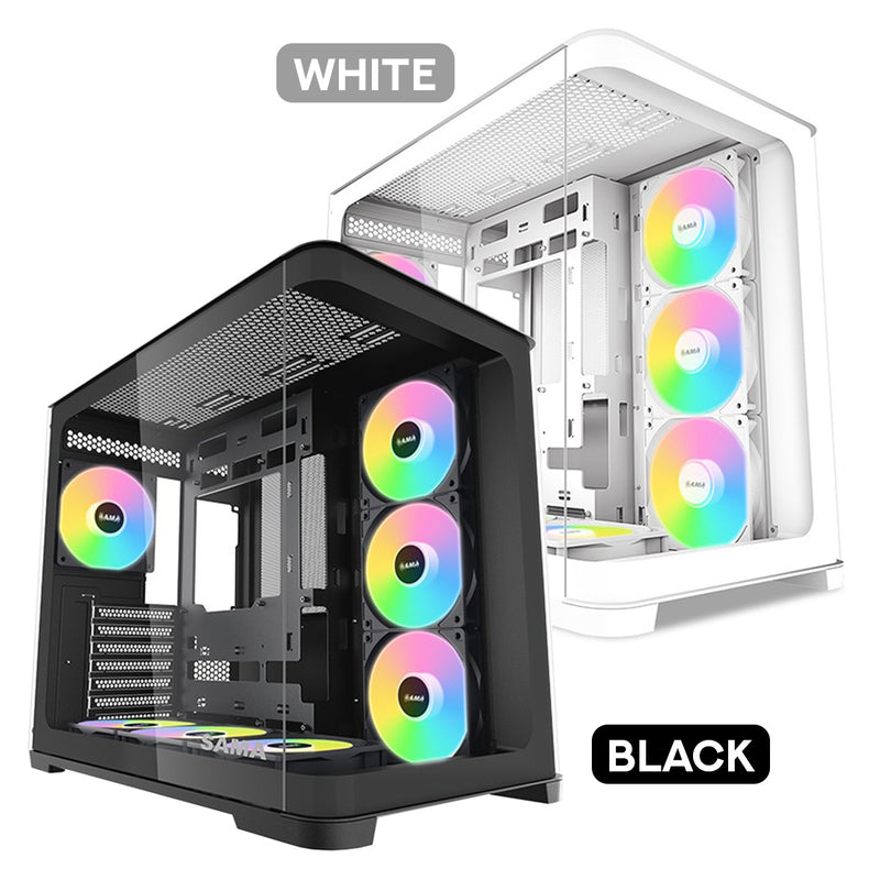 Sama V60 Mid-Tower Dual Chamber PC Case | DataBlitz