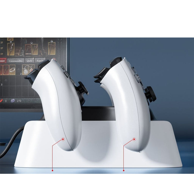 PMW Dual Charging Dock for PS5 Controller (Black/White) (L1153)