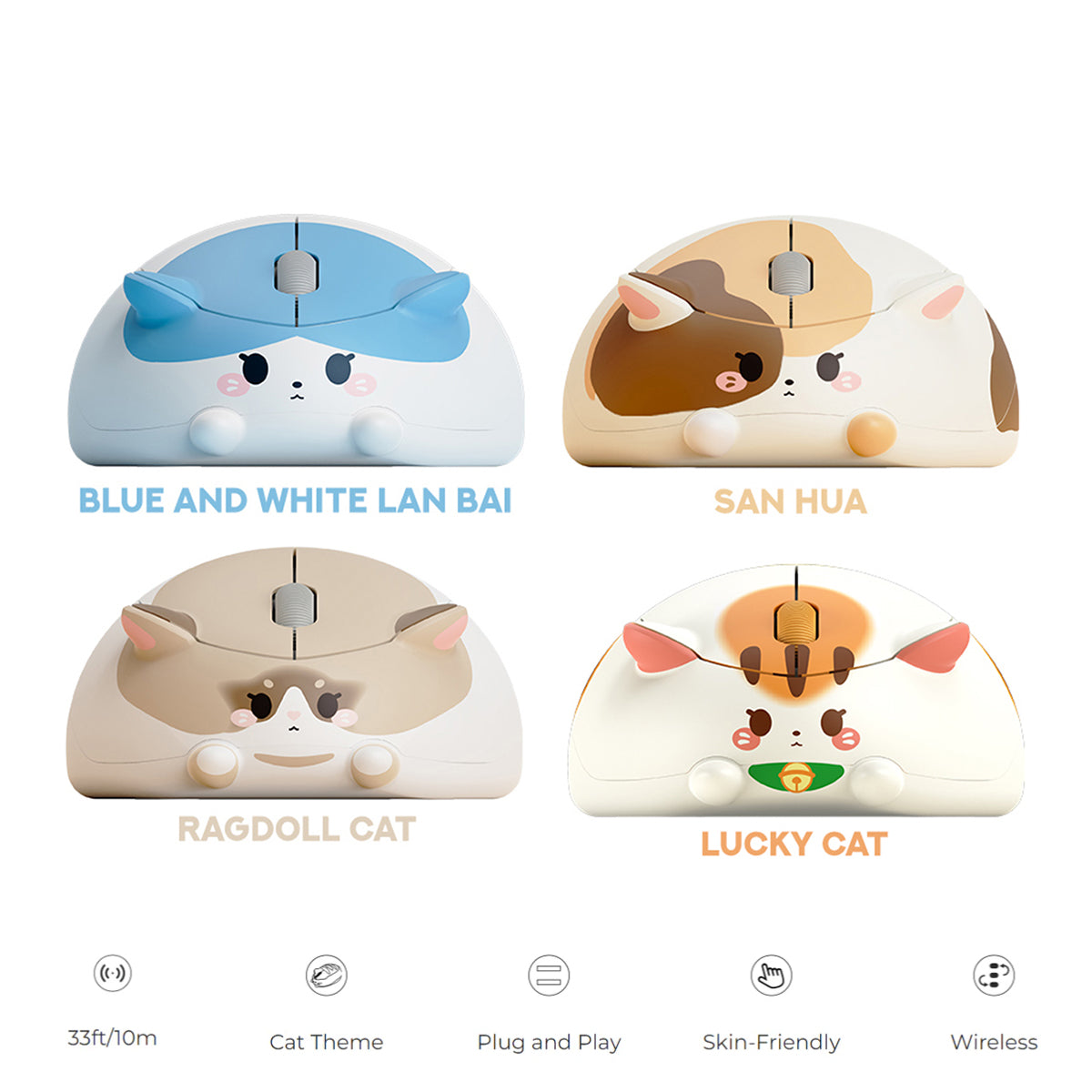 Akko Cat Theme Wireless Mouse