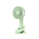 Vyvylabs D02 Handheld Foldable Clip Fan (Green, Dark Green, White) (VKD02-GN, VKD02-DGN, VKD02-WH)