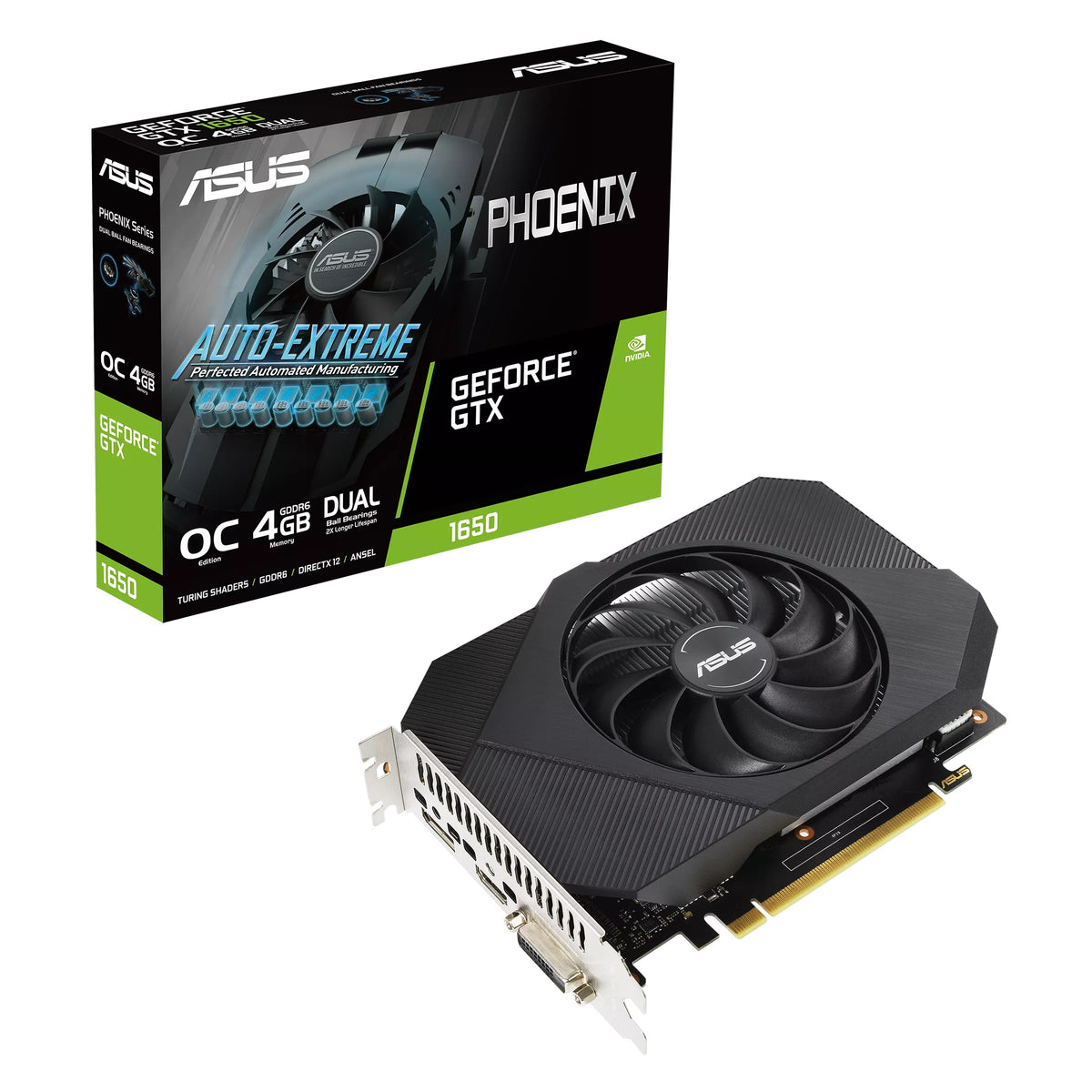 Asus Phoenix GeForce GTX 1650 OC 4GB GDDR6 V2 Graphics Card