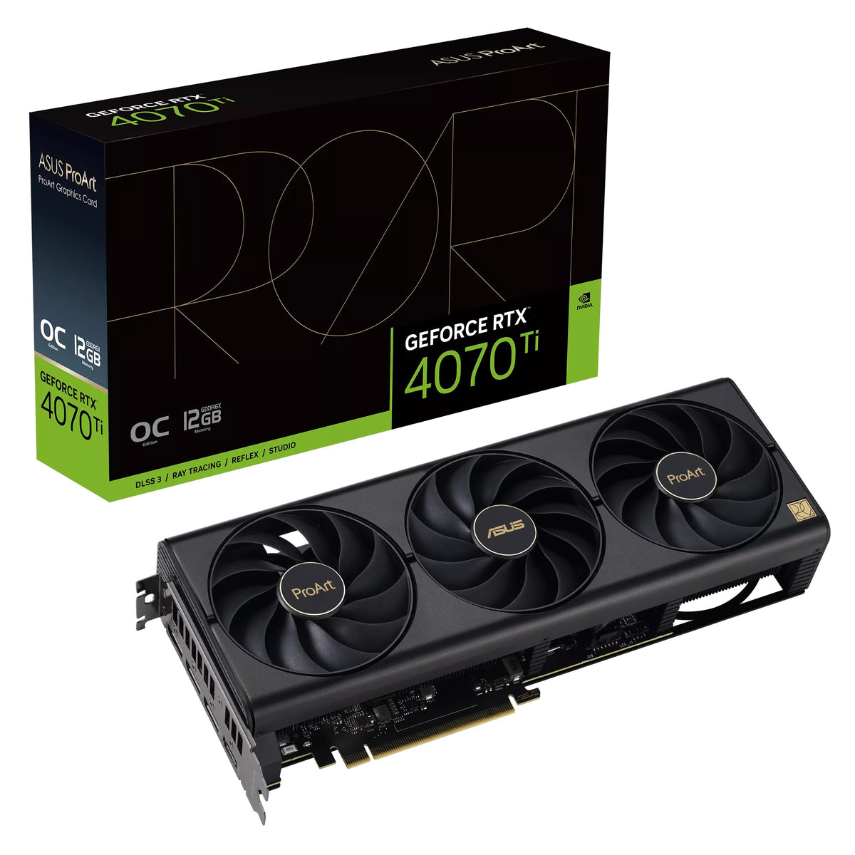Asus ProArt GeForce RTX 4070 TI OC 12GB GDDR6X Graphics Card