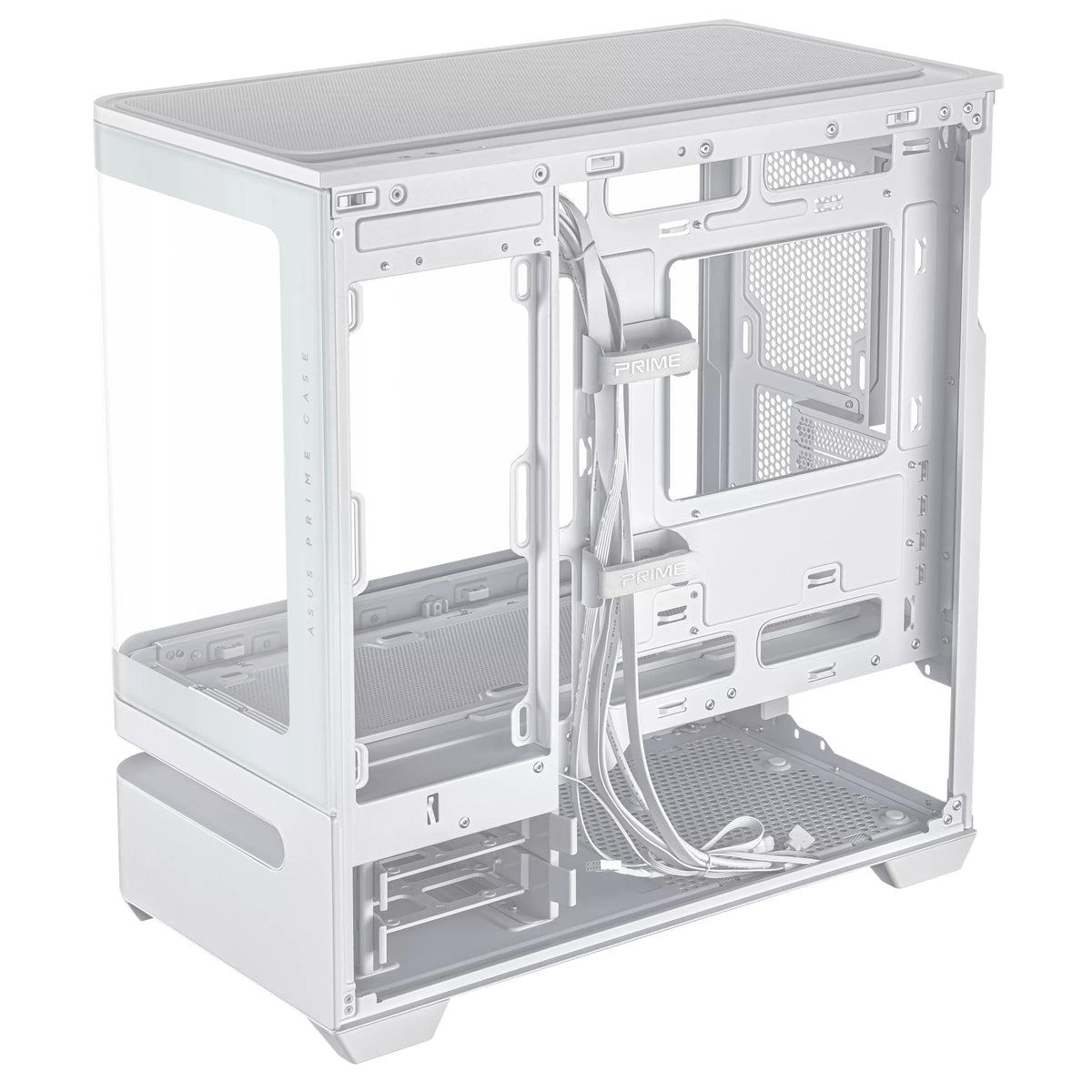 Asus Prime AP202 Air Floating mATX Curved Glass Panel Panoramic PC Case | DataBlitz