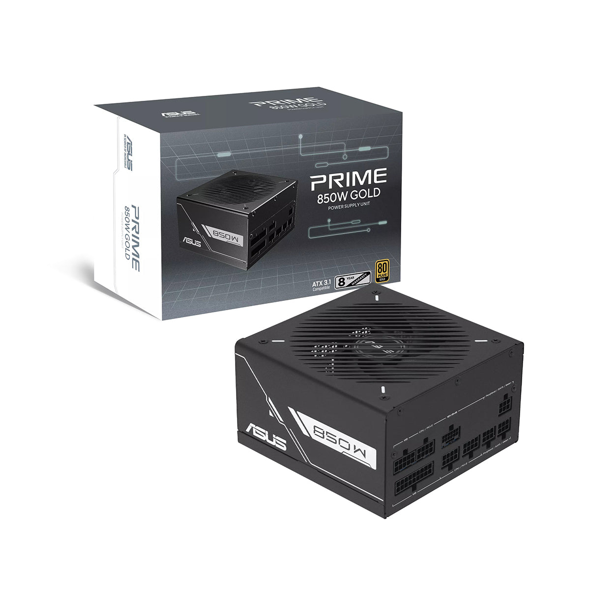 Asus Prime 850W 80+ Gold ATX 3.1 Power Supply
