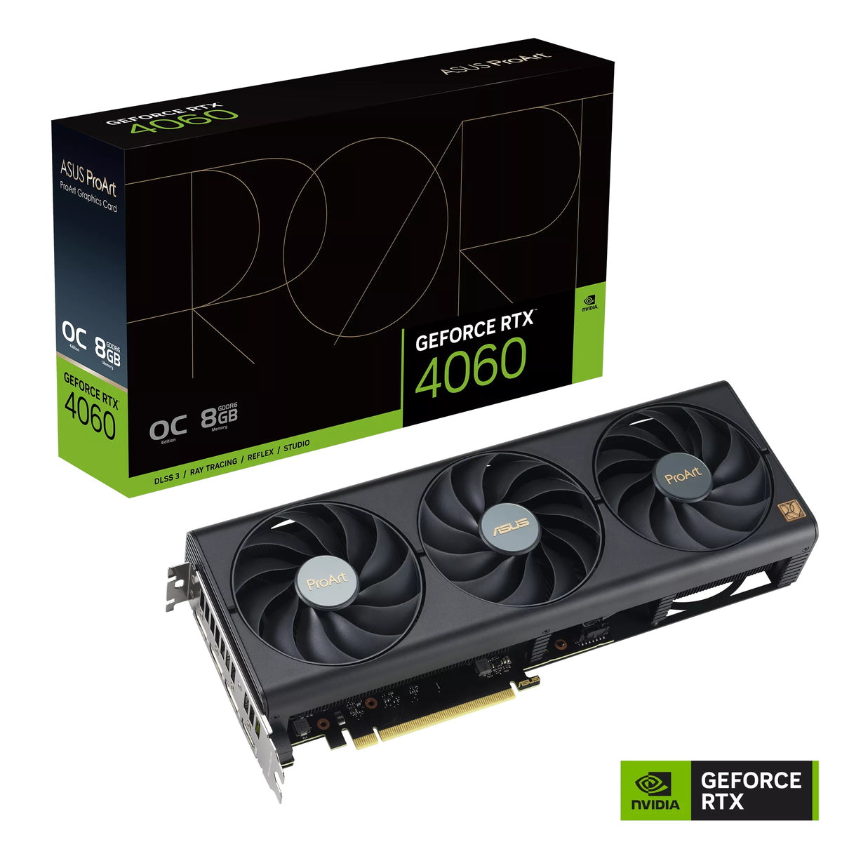 Asus Proart Geforce RTX 4060 OC 8GB GDDR6 Graphics Card