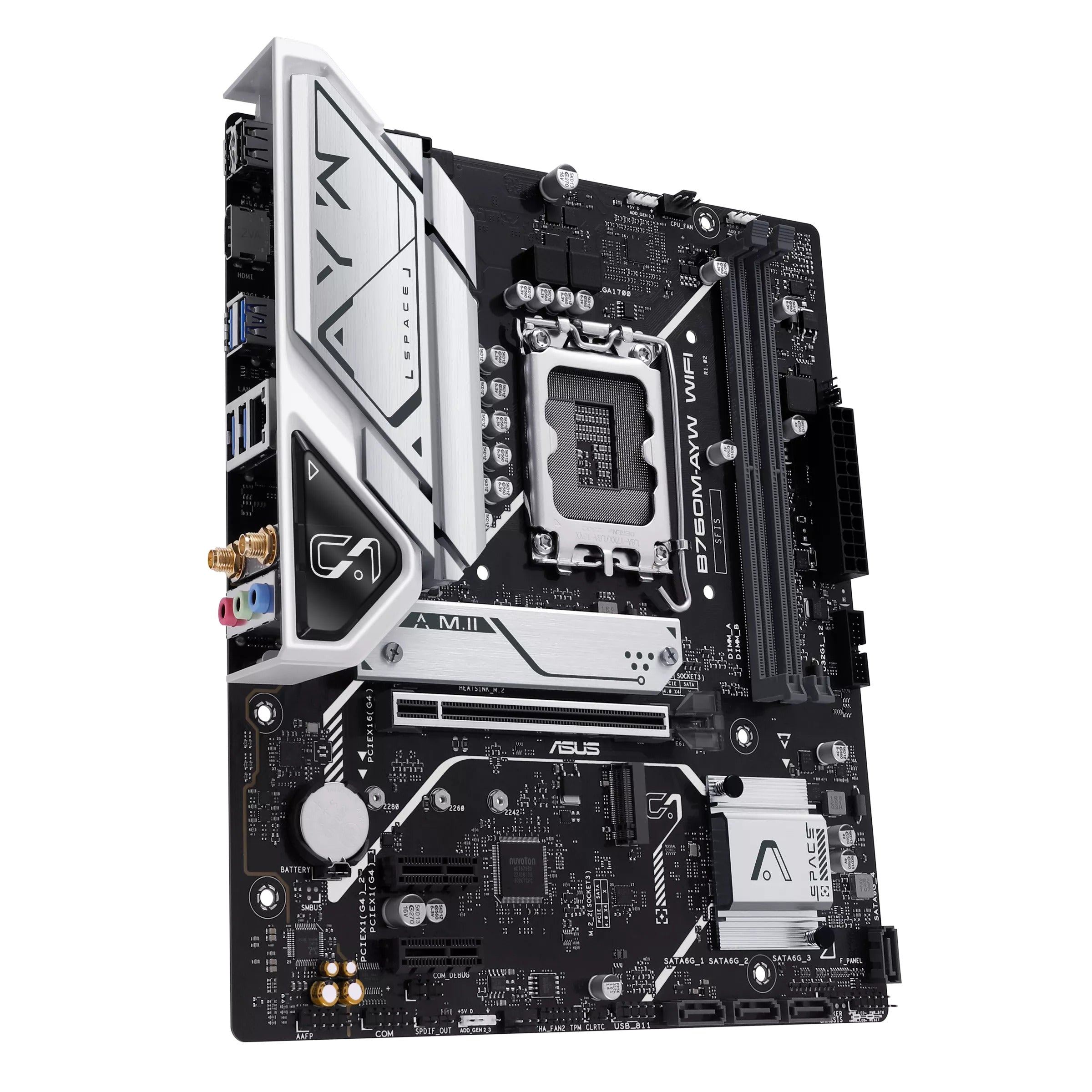 Asus B760M-AYW WiFi DDR5 Intel Motherboard