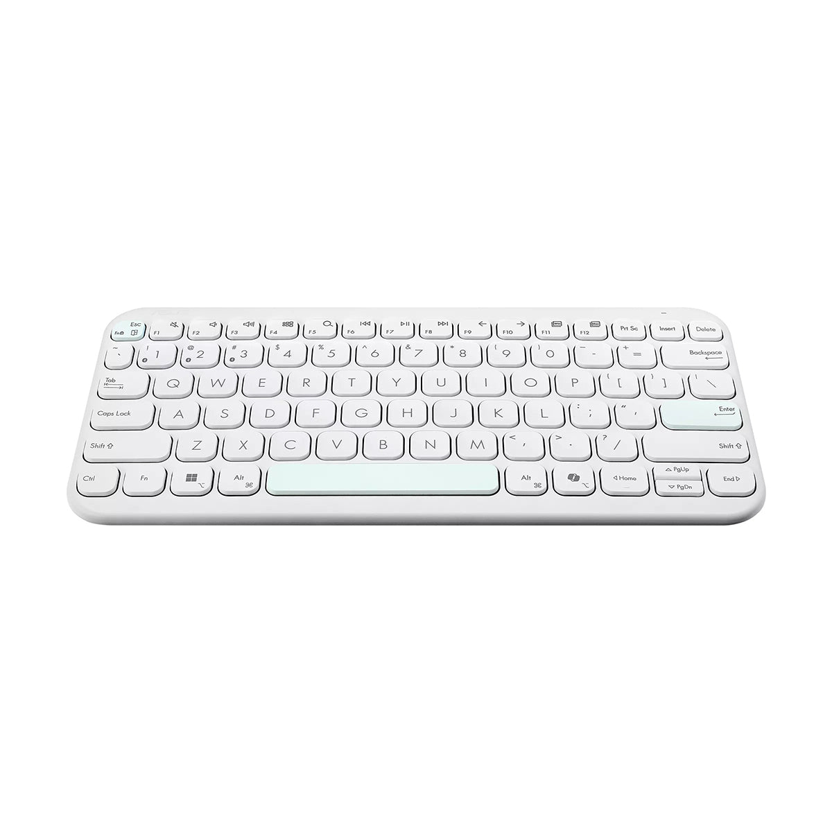 Asus KW100 Marshmallow Wireless Keyboard (Iridescent White)