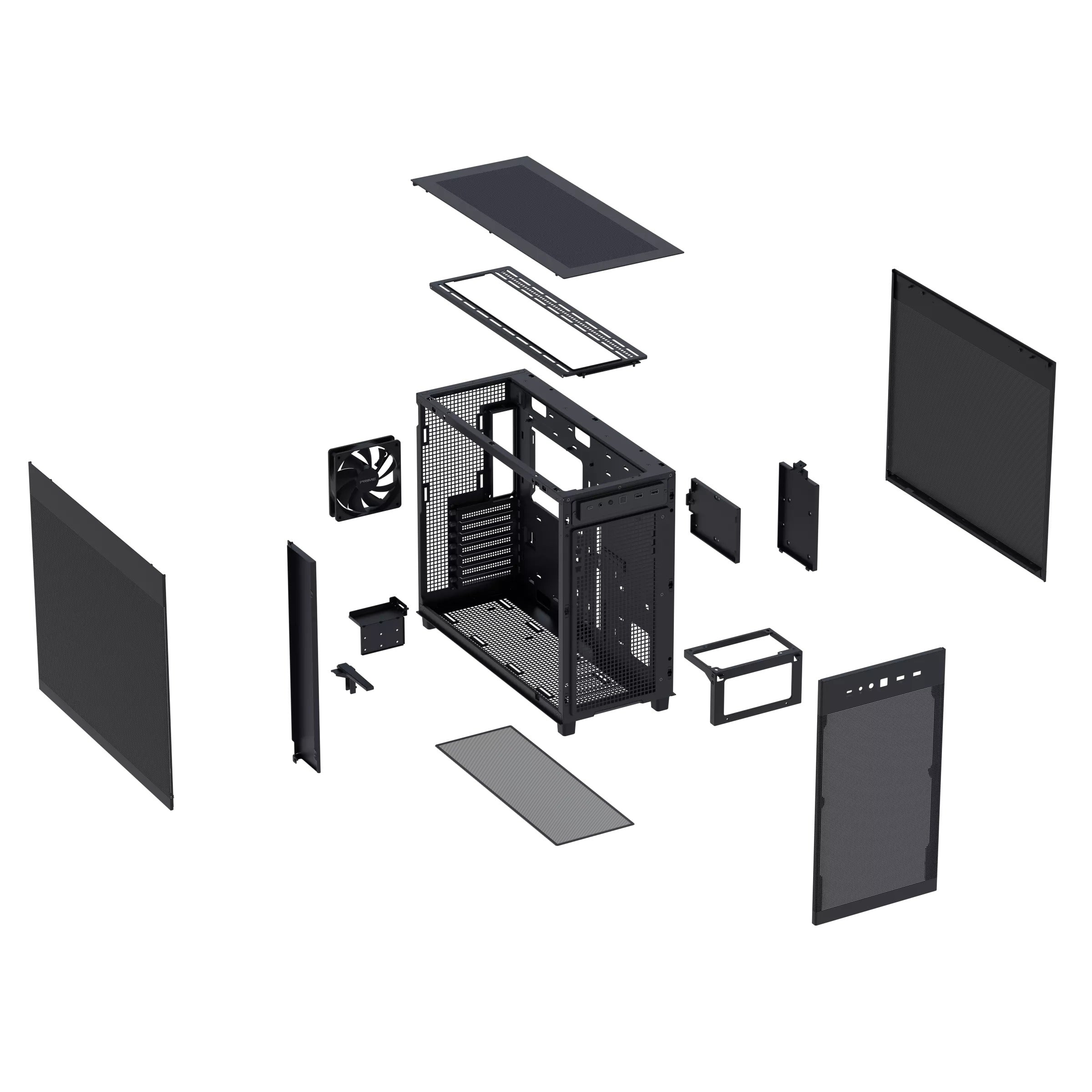 Asus Prime AP303 Mesh Panel ATX PC Case 