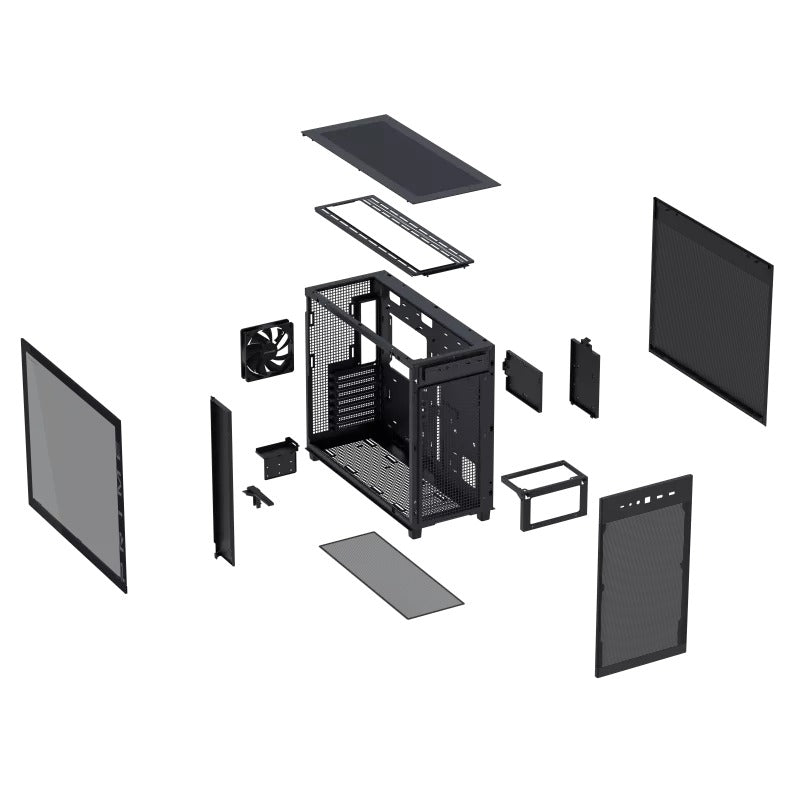 Asus Prime AP303 Tempered Glass Panel ATX PC Case 