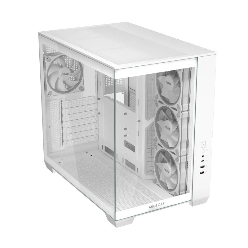 Asus A32 Plus Tempered Glass Panel ATX PC Case with 4 Pre-Installed ARGB Fans