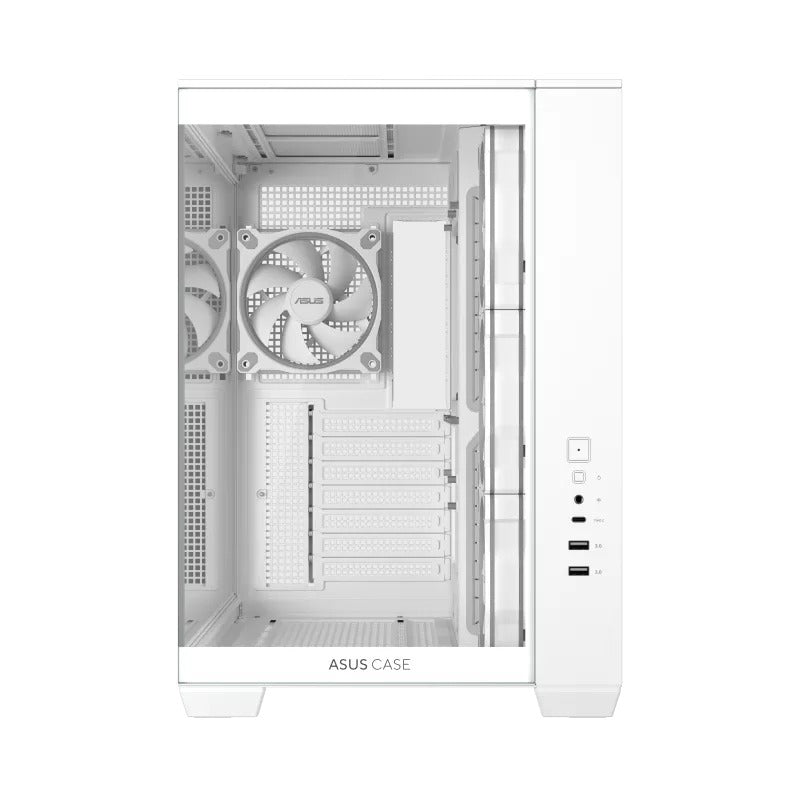 Asus A32 Plus Tempered Glass Panel ATX PC Case with 4 Pre-Installed ARGB Fans