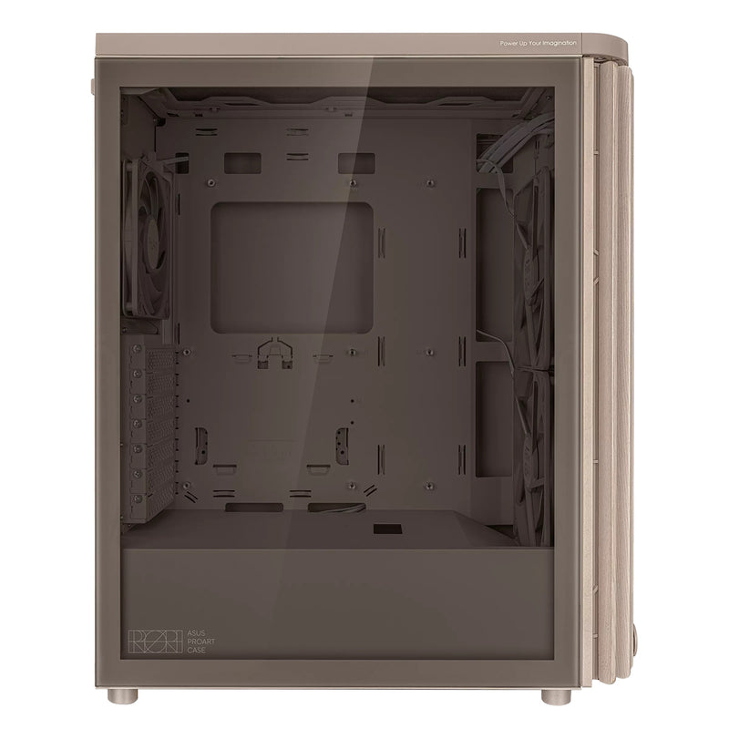 Asus ProArt PA401 Wood Ed. Tempered Glass Panel ATX PC Case (Beige)