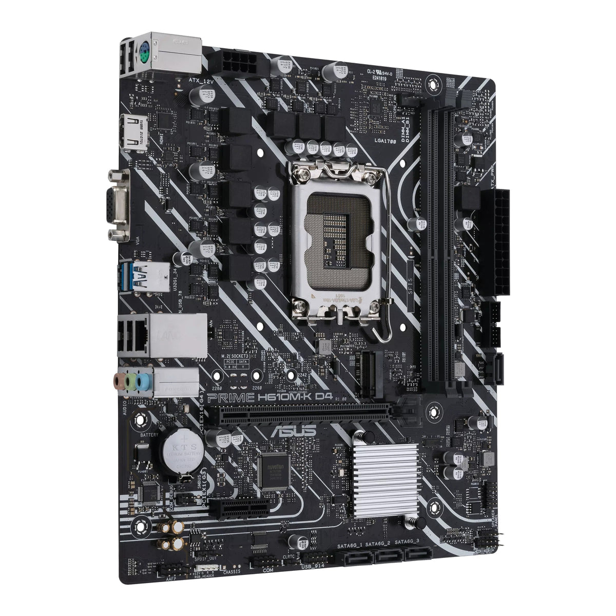Asus Prime H610M-K D4-CSM DDR4 Motherboard