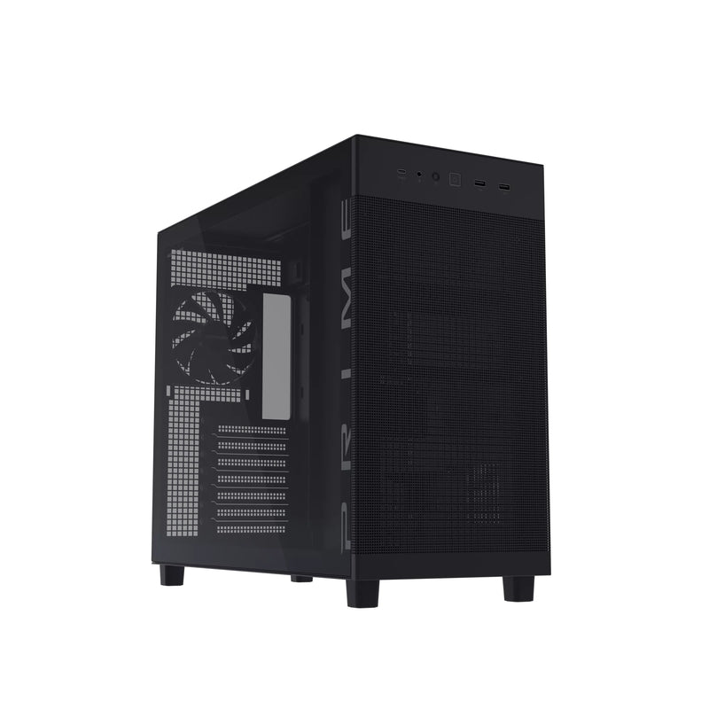 Asus Prime AP303 Tempered Glass Panel ATX PC Case 