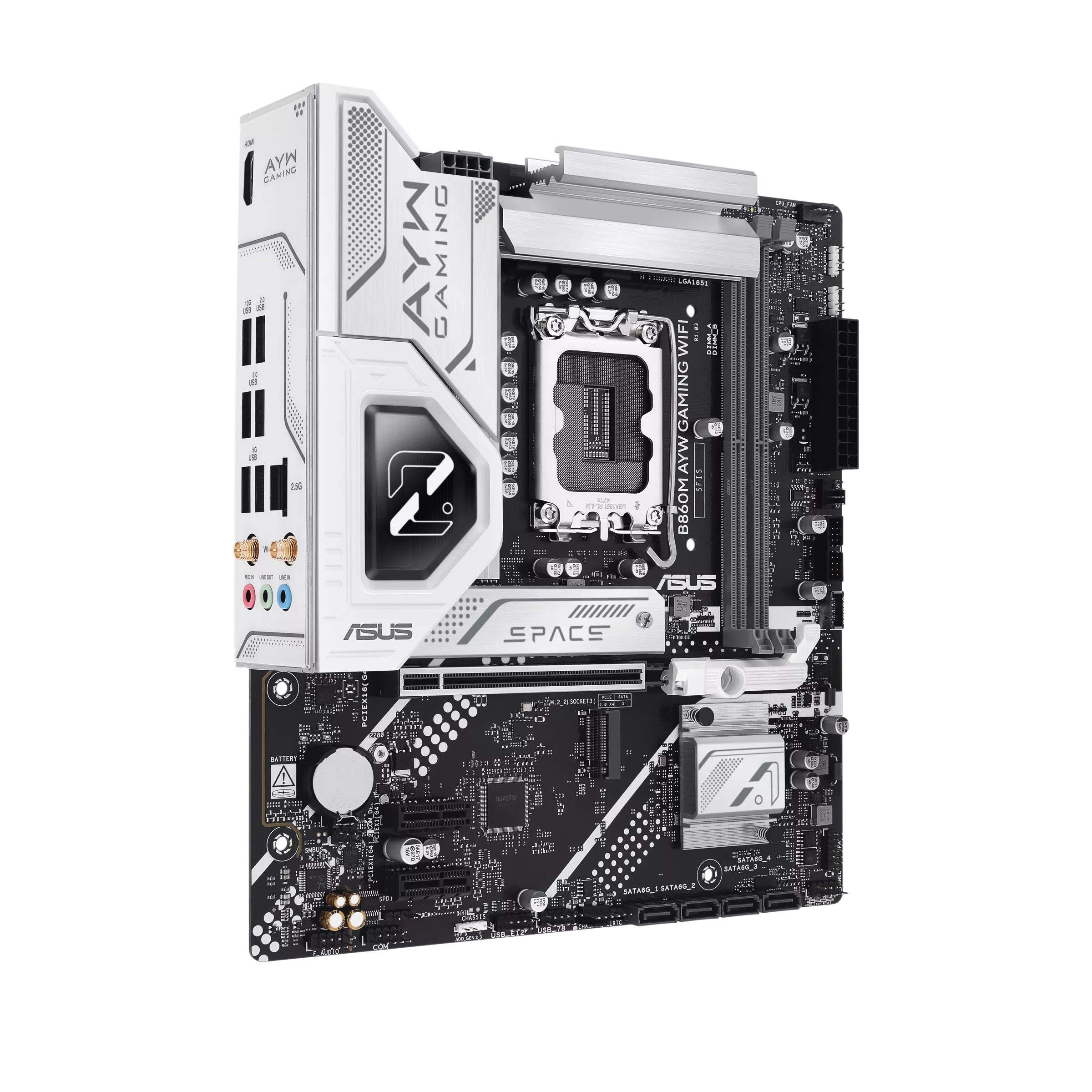 Asus B860M AYW Gaming WiFi DDR5 Intel Motherboard