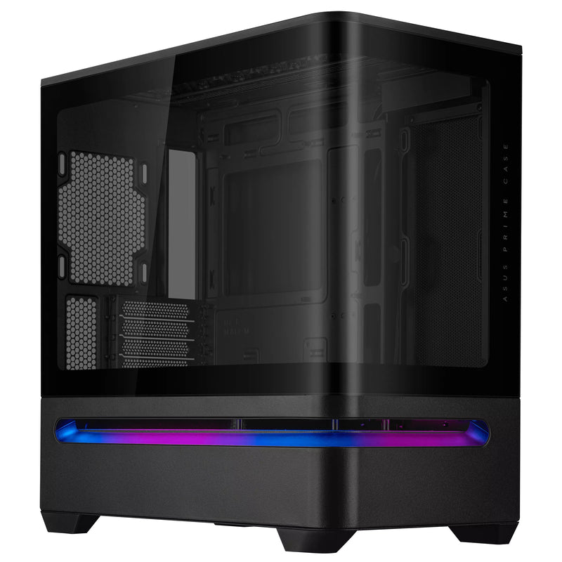 Asus Prime AP202 Air Floating mATX Curved Glass Panel Panoramic PC Case | DataBlitz