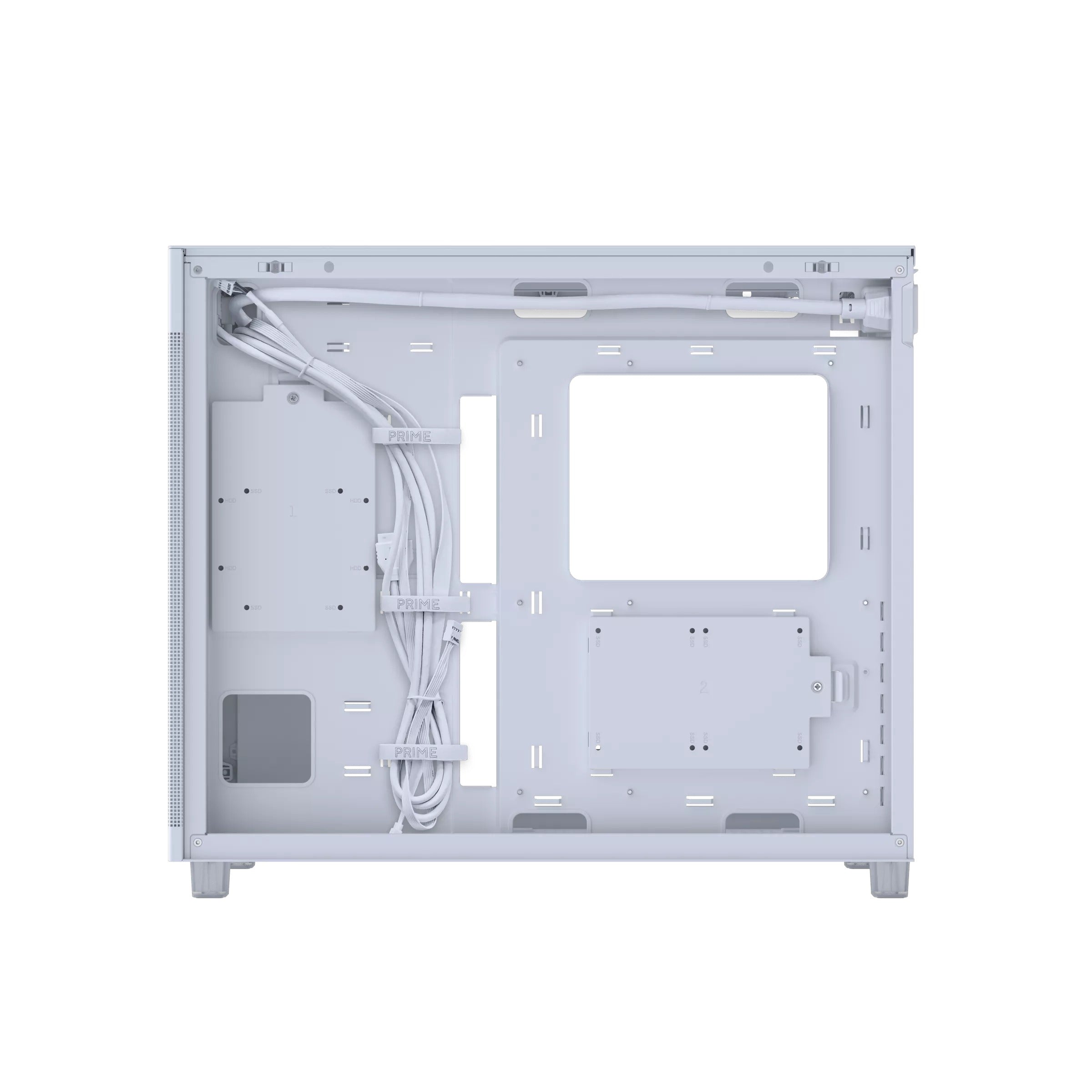 Asus Prime AP303 Tempered Glass Panel ATX PC Case 