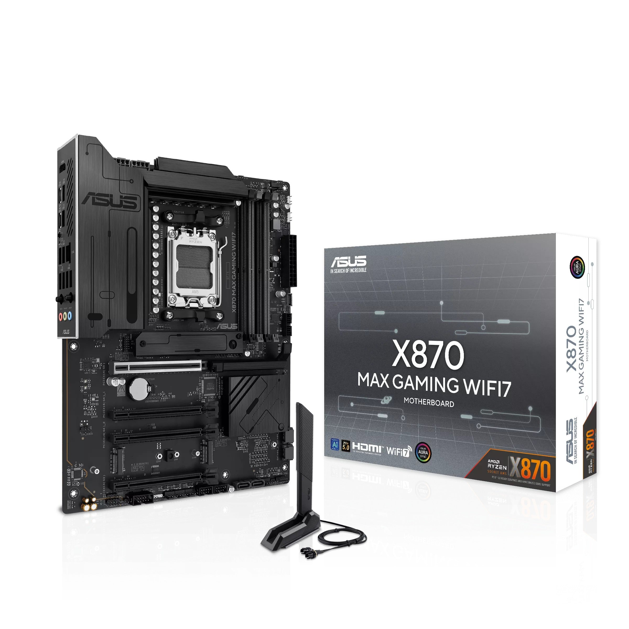 Asus X870 Max Gaming WiFi7 DDR5 AMD Motherboard