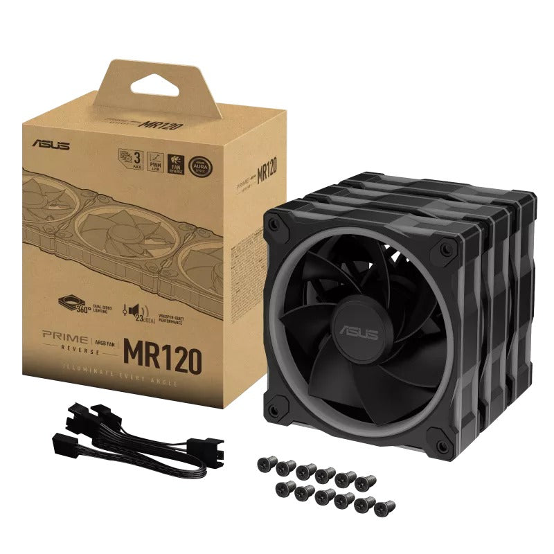 Asus Prime MR120 ARGB Reverse Fan (Triple Pack)
