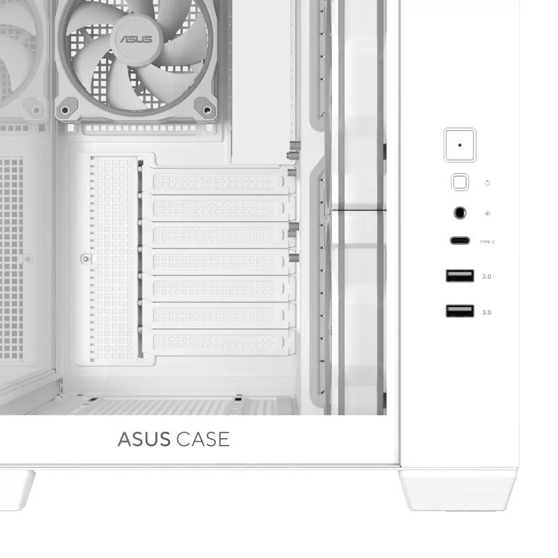 Asus A32 Plus Tempered Glass Panel ATX PC Case with 4 Pre-Installed ARGB Fans