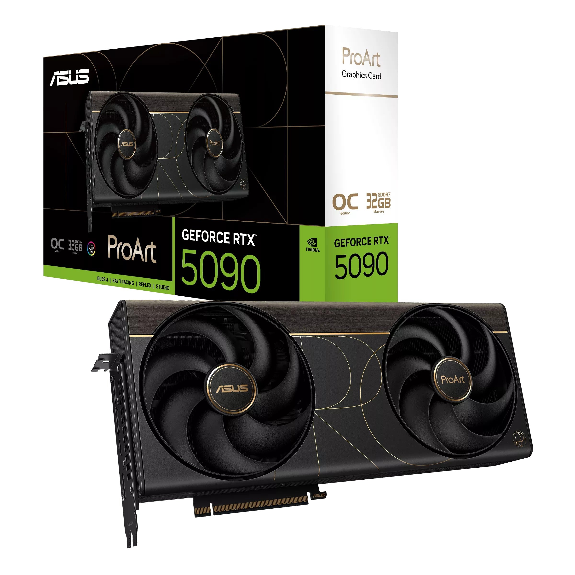 Asus ProArt GeForce RTX 5090 32GB GDDR7 OC Edition Graphics Card
