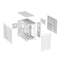 Asus A32 Plus Tempered Glass Panel ATX PC Case with 4 Pre-Installed ARGB Fans