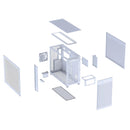 Asus Prime AP303 Tempered Glass Panel ATX PC Case 