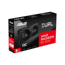 Asus Dual AMD Radeon RX 7600 OC 8GB GDDR6 Graphics Card

