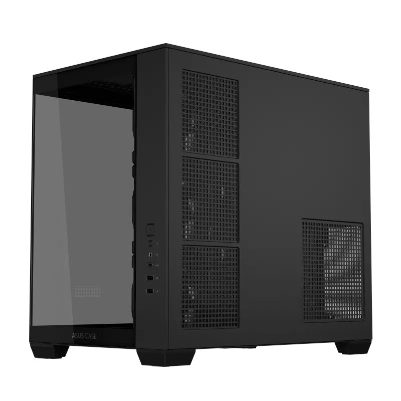 Asus A32 Plus Tempered Glass Panel ATX PC Case with 4 Pre-Installed ARGB Fans