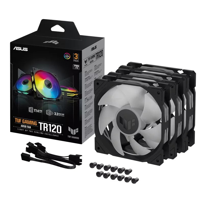 Asus TUF Gaming TR120 ARGB Fan - Triple Pack | DataBlitz