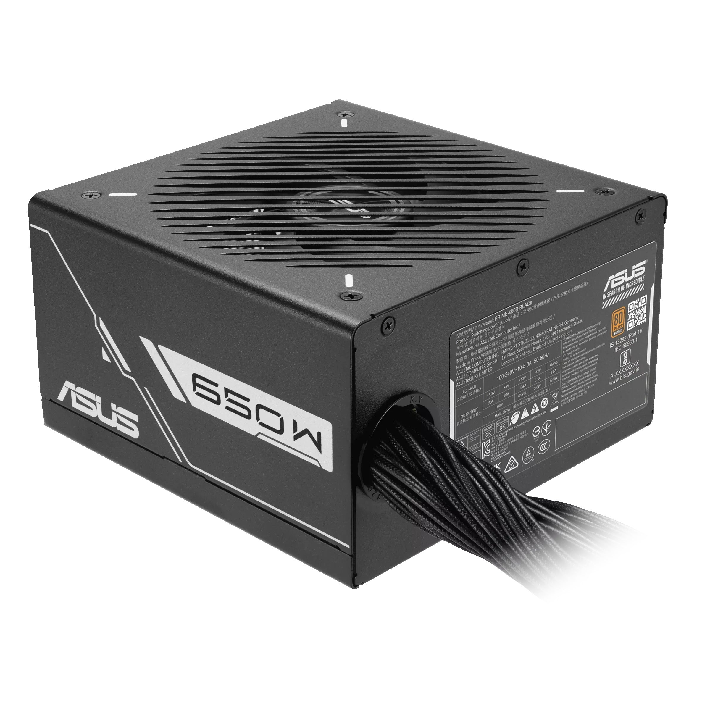 ASUS Prime 650W 80+ Bronze Power Supply