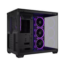 Asus A32 Plus Tempered Glass Panel ATX PC Case with 4 Pre-Installed ARGB Fans