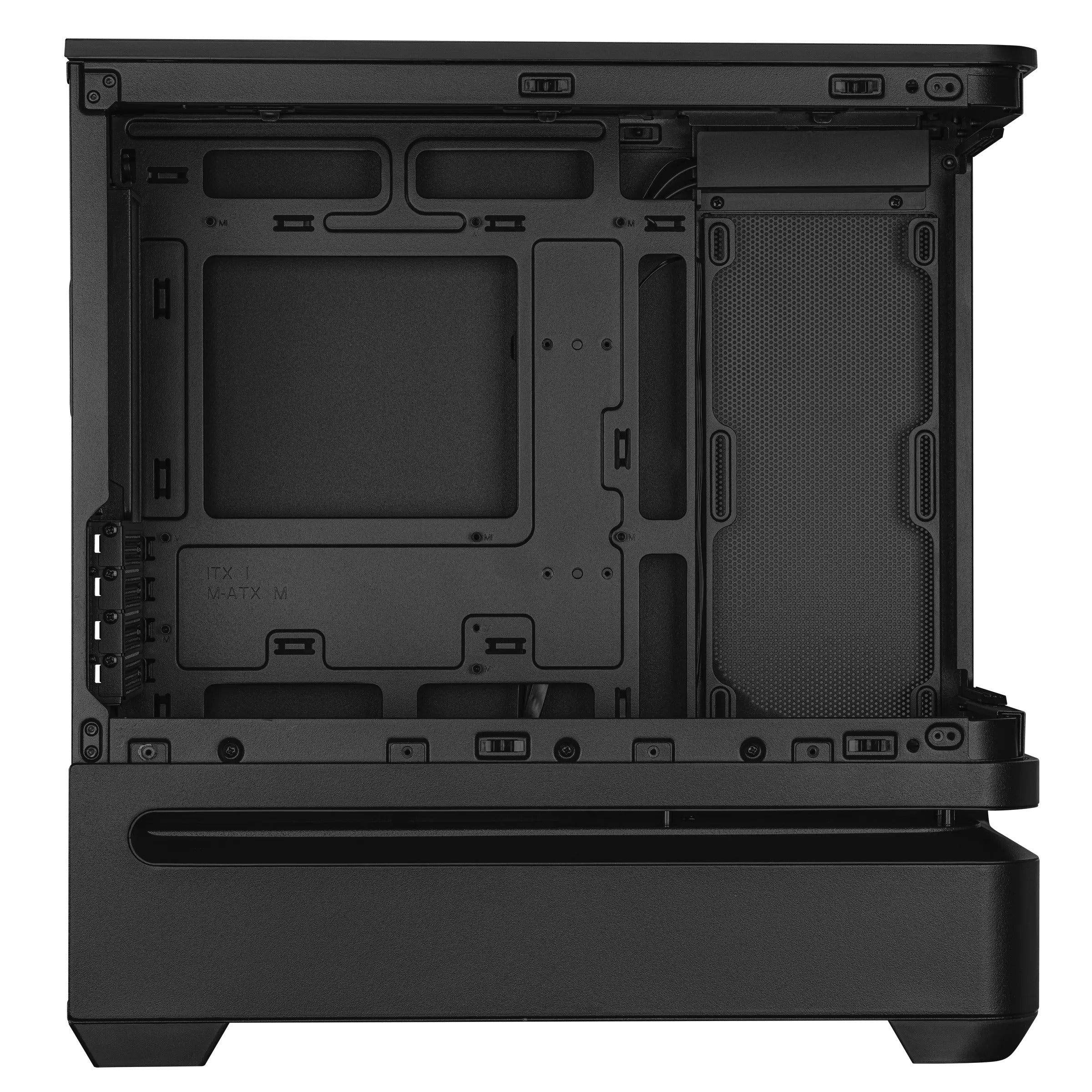 Asus Prime AP202 Air Floating mATX Curved Glass Panel Panoramic PC Case | DataBlitz